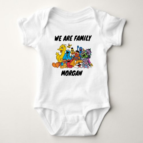 Sesame Street  Sesame Pals  Family Add Name Baby Bodysuit