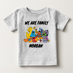 Sesame Street | Sesame Pals | Family Add Name Baby T-Shirt