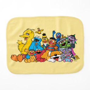 Sesame Street | Sesame Pals Group Portrait Baby Burp Cloth