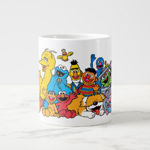 Sesame Street   Sesame Pals Group Portrait Giant Coffee Mug