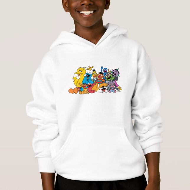 Sesame Street | Sesame Pals Group Portrait Hoodie (Front)
