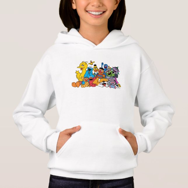 Sesame Street | Sesame Pals Group Portrait Hoodie (Front)