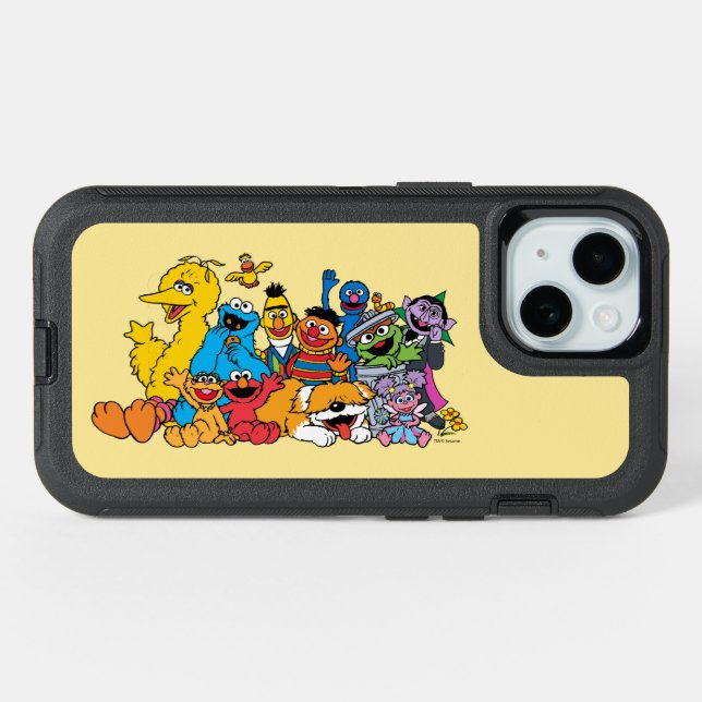 Sesame Street | Sesame Pals Group Portrait iPhone 15 Case (Back Horizontal)
