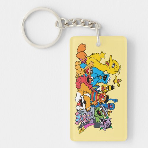 Sesame Street  Sesame Pals Group Portrait Keychain