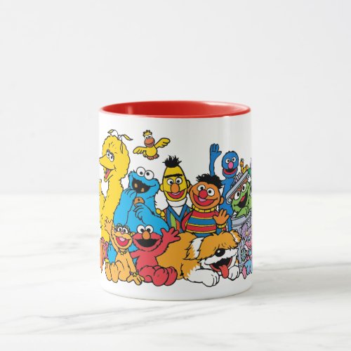 Sesame Street  Sesame Pals Group Portrait Mug