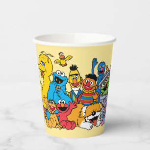 Sesame Street   Sesame Pals Group Portrait Paper Cups