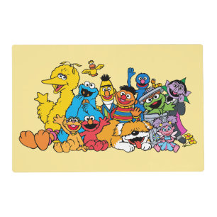 Sesame Street   Sesame Pals Group Portrait Placemat