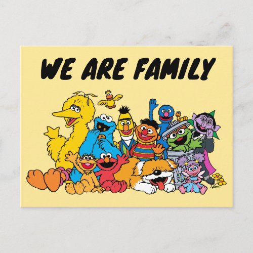 Sesame Street  Sesame Pals Group Portrait Postcard