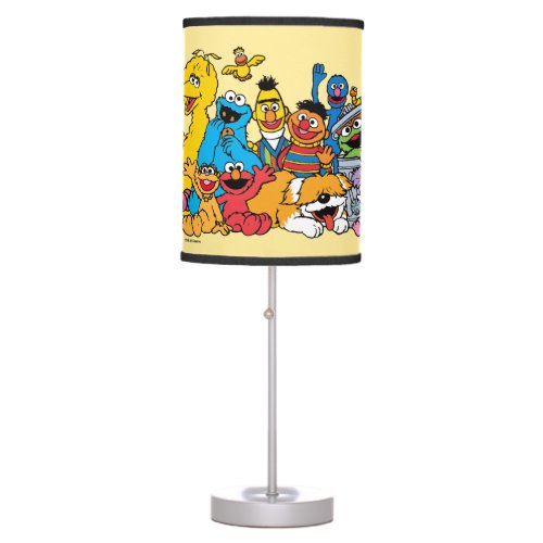 Sesame Street  Sesame Pals Group Portrait Table Lamp