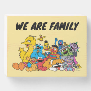 Sesame Street Sesame Pals Group Portrait Wooden Box Sign