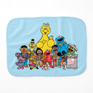 Sesame Street | Sesame Pals Hanging Out Baby Burp Cloth