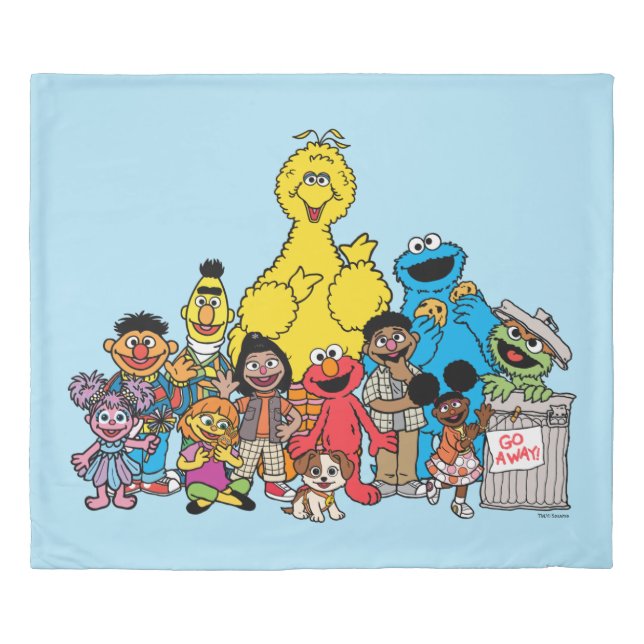 Sesame Street | Sesame Pals Hanging Out Duvet Cover (Front)