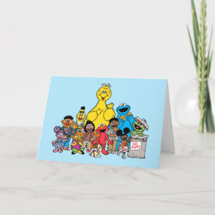 Sesame Street   Sesame Pals Hanging Out Holiday Card