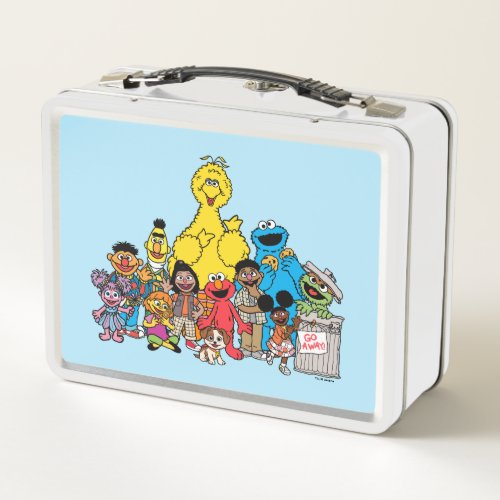 Sesame Street  Sesame Pals Hanging Out Metal Lunch Box