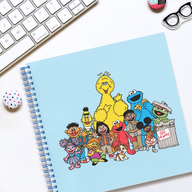 Sesame Street | Sesame Pals Hanging Out Notebook (Notebook on table)
