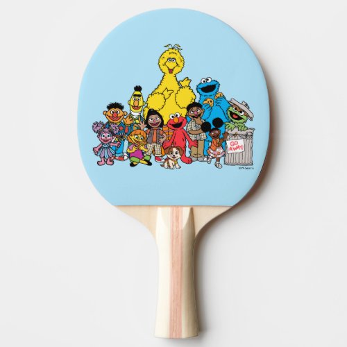 Sesame Street  Sesame Pals Hanging Out Ping Pong Paddle