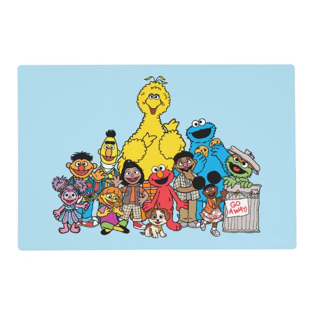 Sesame Street | Sesame Pals Hanging Out Placemat (Front)