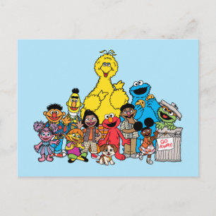 Sesame Street   Sesame Pals Hanging Out Postcard