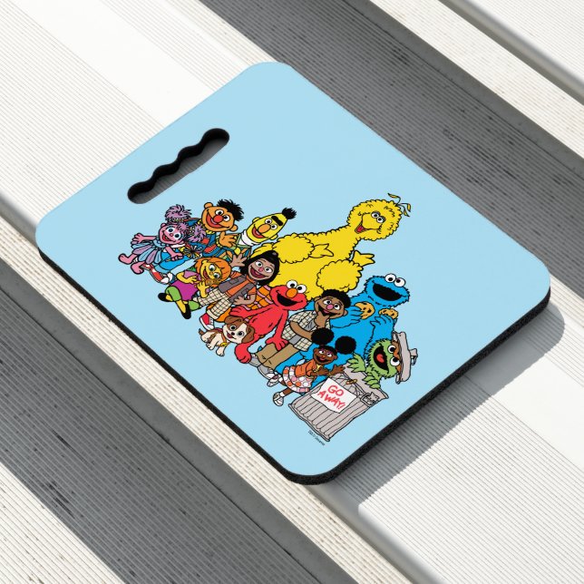 Sesame Street | Sesame Pals Hanging Out Seat Cushion (In Situ)