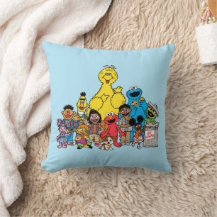 Sesame Street Sesame Pals Hanging Out Throw Pillow