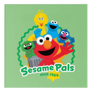 Sesame Street Sesame Pals Since 1969 Acrylic Print