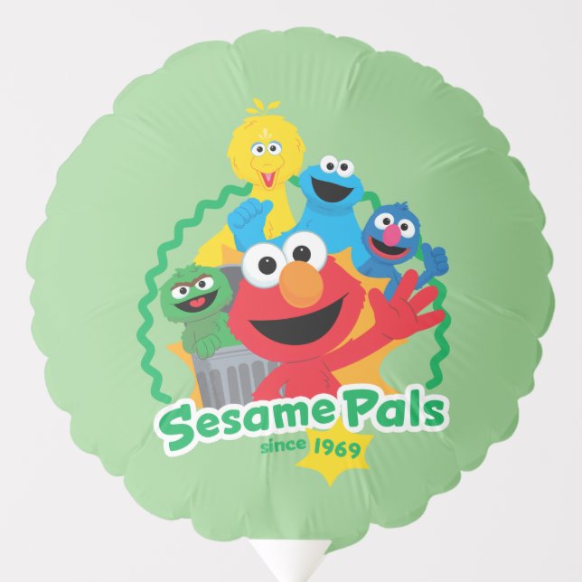 Sesame Street | Sesame Pals Since 1969 Balloon (Front)