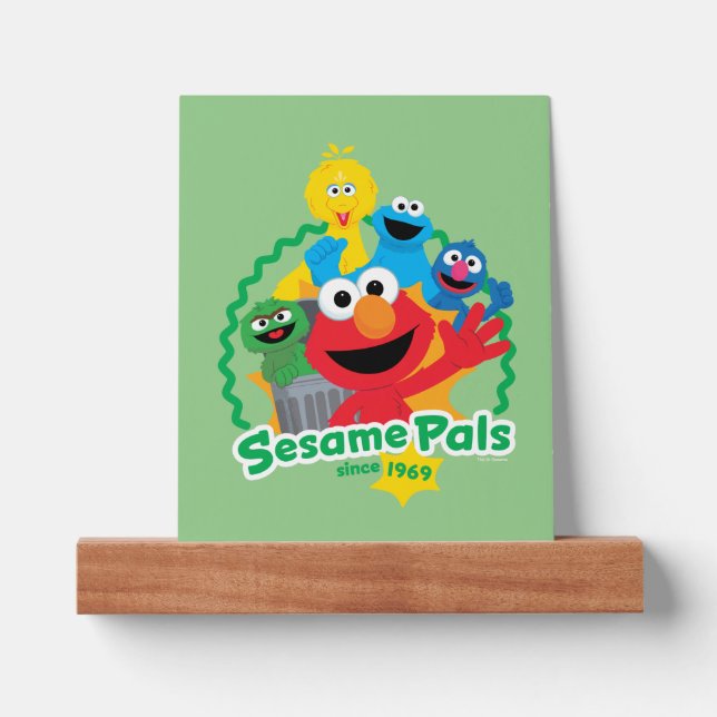 Sesame Street | Sesame Pals Since 1969 Picture Ledge (Front)