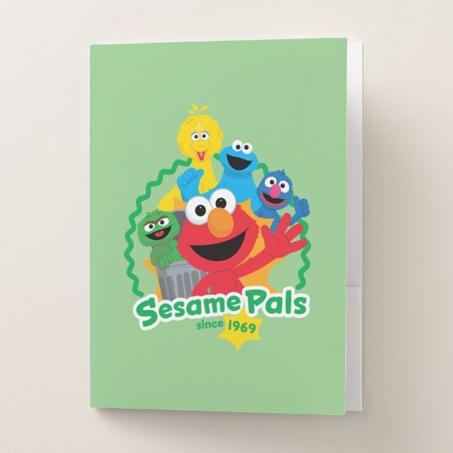 Sesame Street | Sesame Pals Since 1969 Pocket Folder (Front)