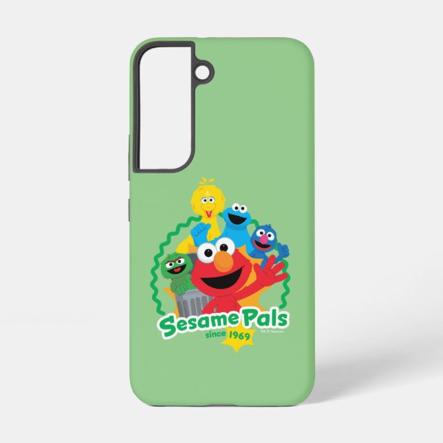 Sesame Street | Sesame Pals Since 1969 Samsung Galaxy Case (Back)