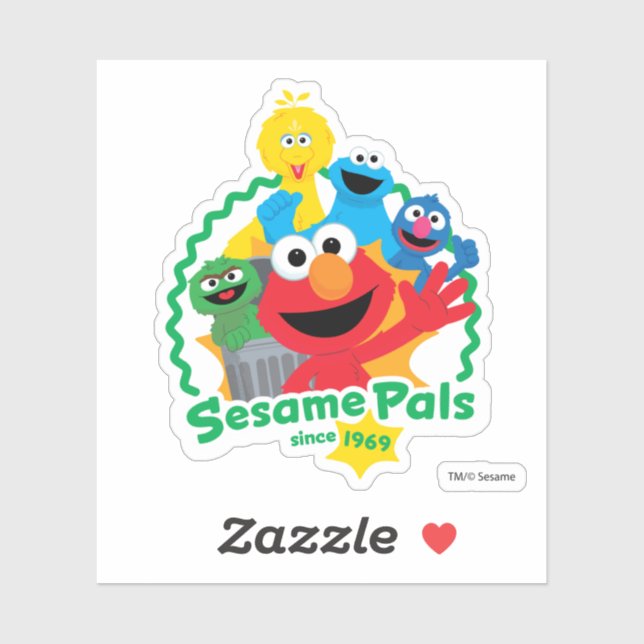 Sesame Street | Sesame Pals Since 1969 Sticker (Sheet)
