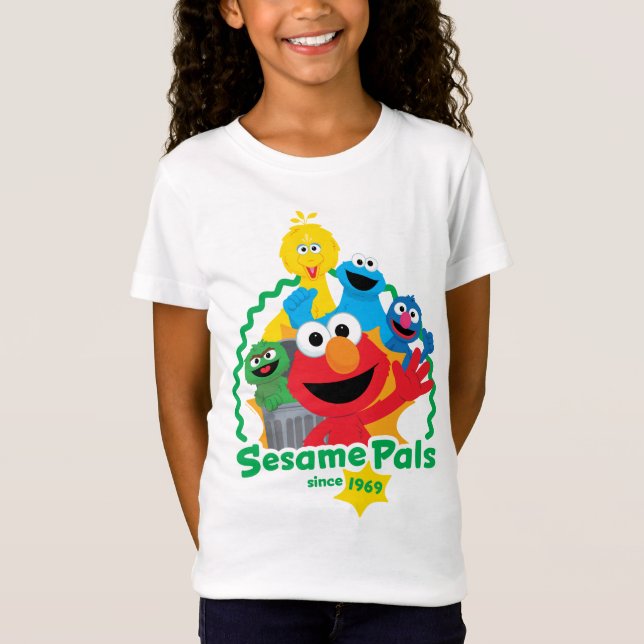 Sesame Street | Sesame Pals Since 1969 T-Shirt (Front)