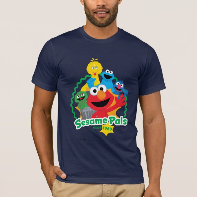 Sesame Street | Sesame Pals Since 1969 T-Shirt (Front)