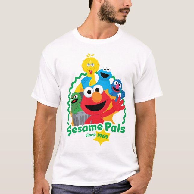Sesame Street | Sesame Pals Since 1969 T-Shirt (Front)