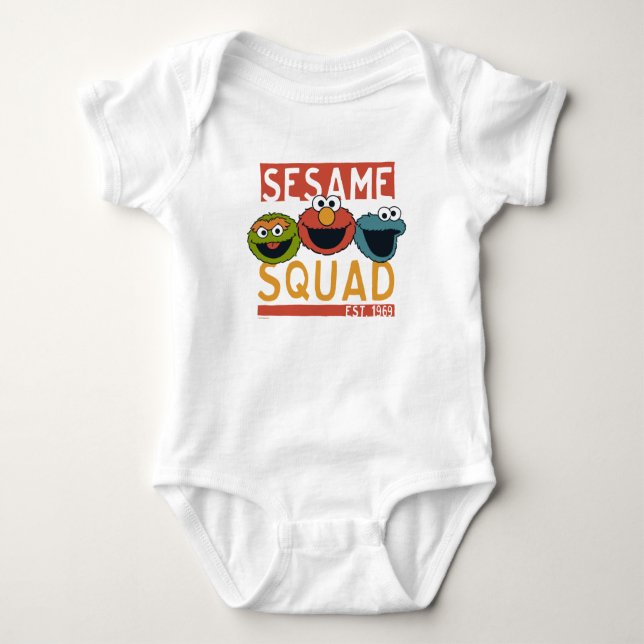 Sesame Street - Sesame Squad Baby Bodysuit (Front)
