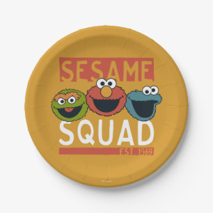 Sesame Street - Sesame Squad Paper Plates