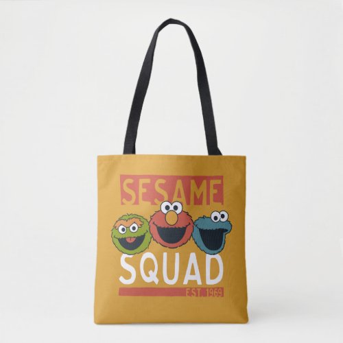 Sesame Street _ Sesame Squad Tote Bag