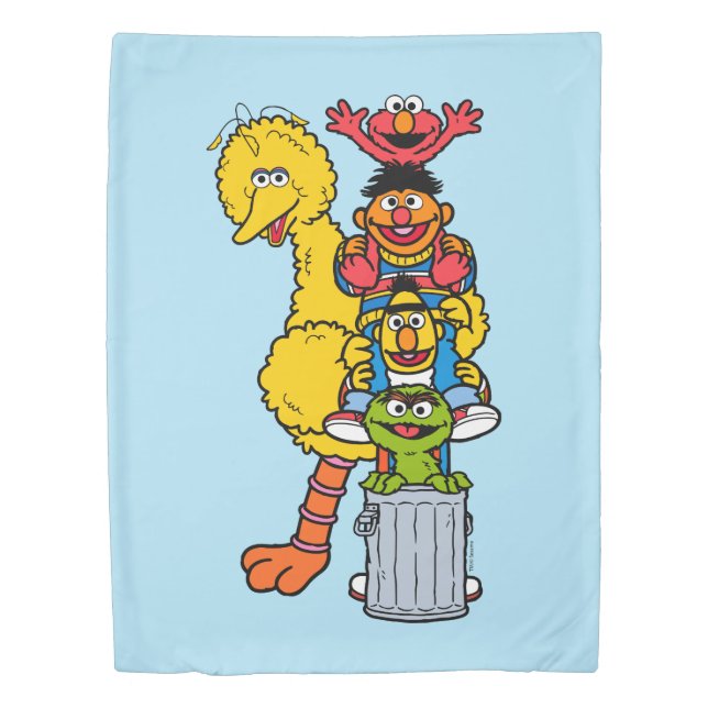 Sesame Street | Sesame Street Pals Pose Duvet Cover (Front)