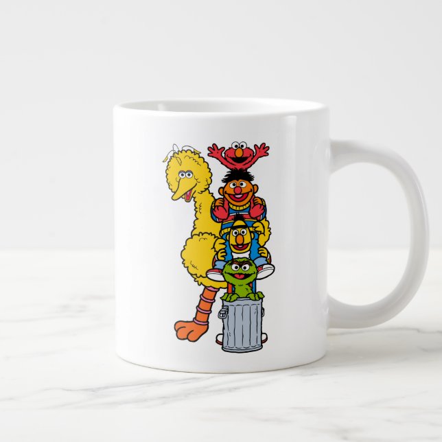 Sesame Street | Sesame Street Pals Pose Giant Coffee Mug (Right)