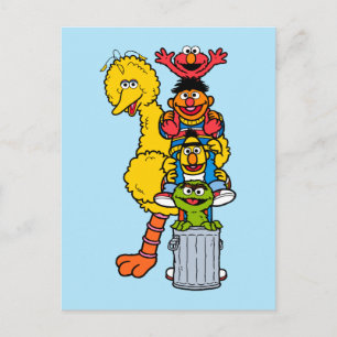 Sesame Street   Sesame Street Pals Pose Postcard