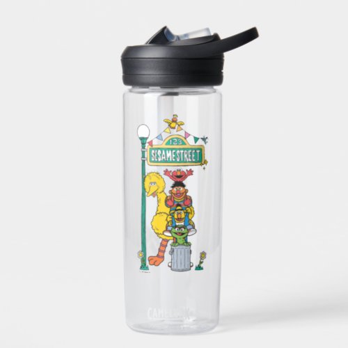 Sesame Street  Sesame Street Pals Pose Water Bottle