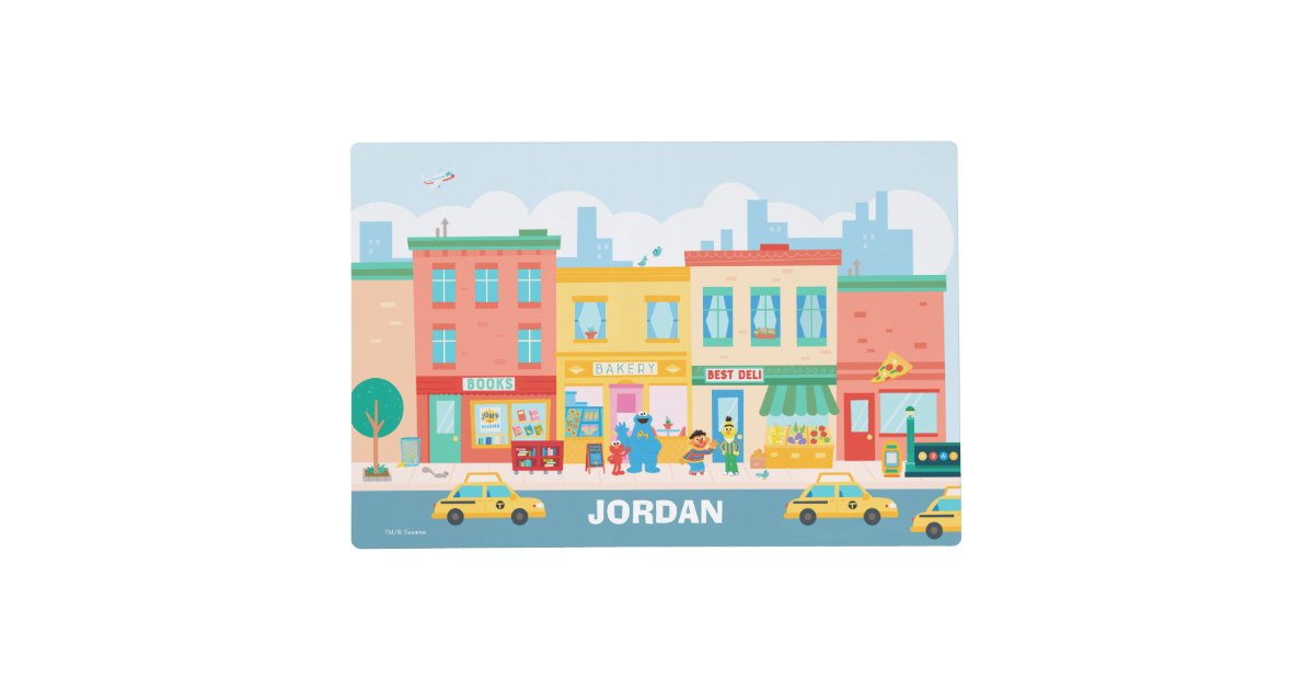Sesame Street | Sesame Street Scene Placemat | Zazzle
