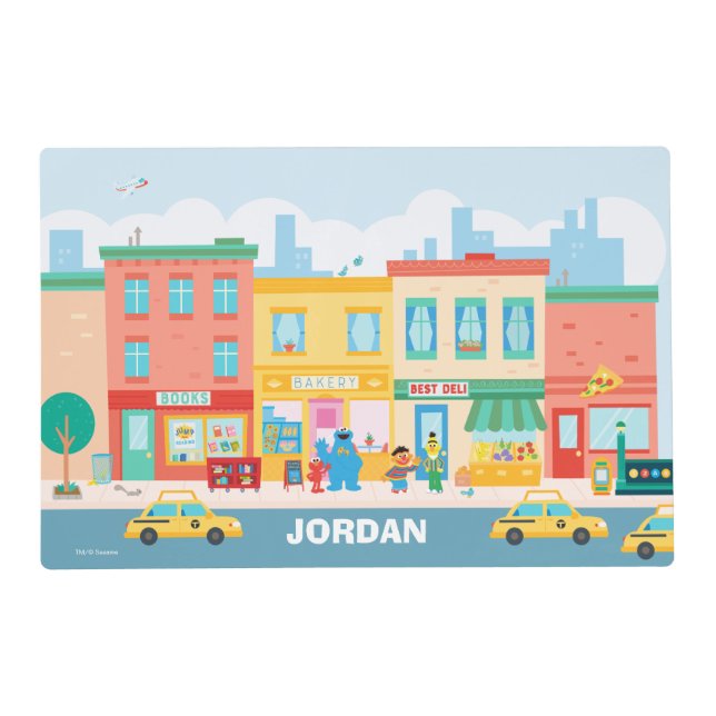 Sesame Street | Sesame Street Scene Placemat (Front)