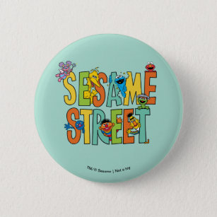 Sesame Street   Sesame Street Type Pals Button