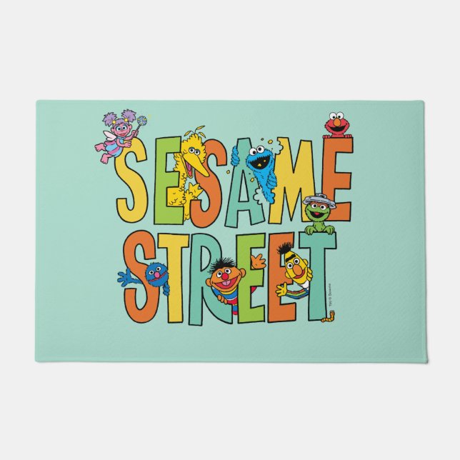 Sesame Street | Sesame Street Type Pals Doormat (Front)