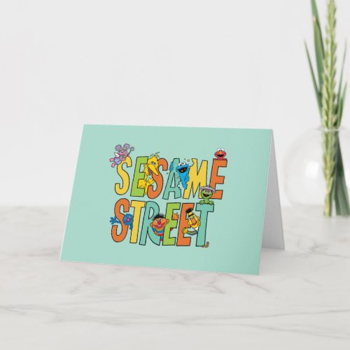 Sesame Street  Sesame Street Type Pals Holiday Card