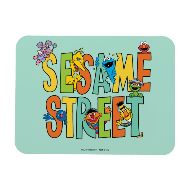Sesame Street | Sesame Street Type Pals Magnet (Horizontal)