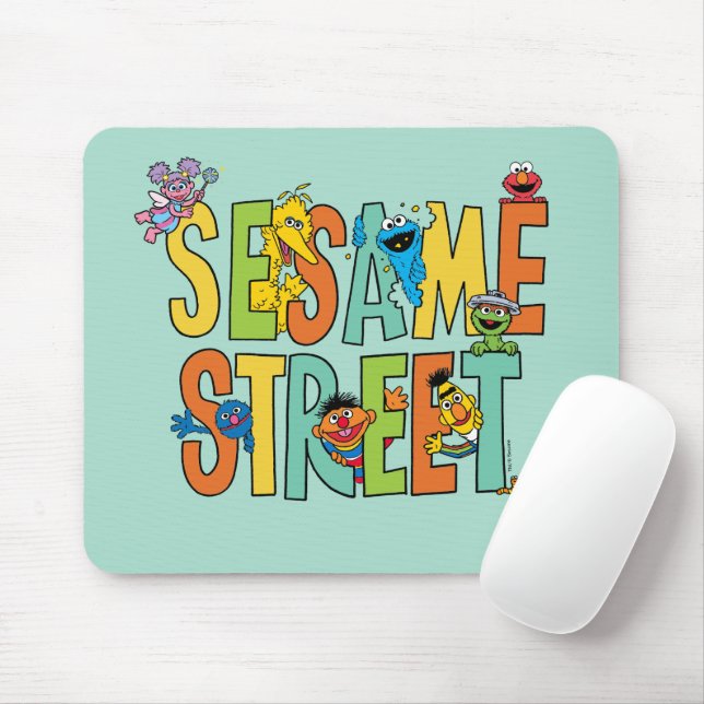 Sesame Street | Sesame Street Type Pals Mouse Pad (With Mouse)