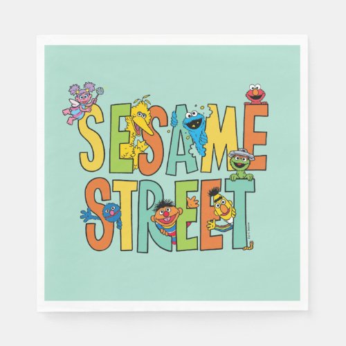 Sesame Street  Sesame Street Type Pals Napkins