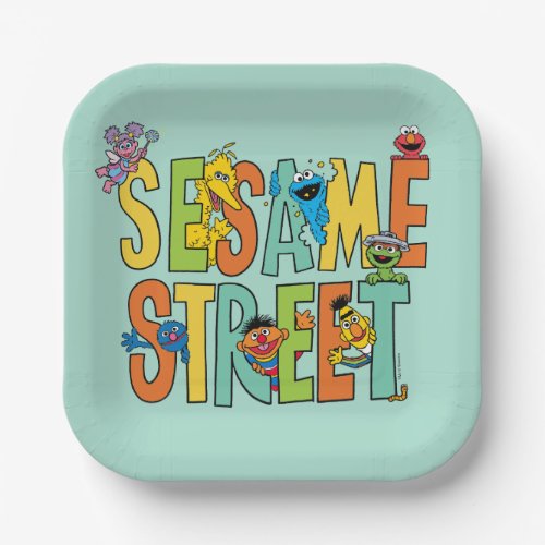 Sesame Street  Sesame Street Type Pals Paper Plates