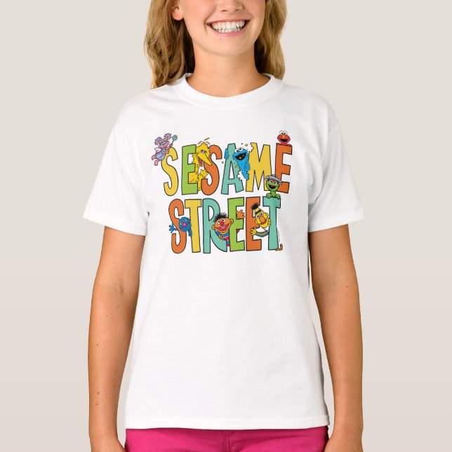 Sesame Street | Sesame Street Type Pals T-Shirt (Front)